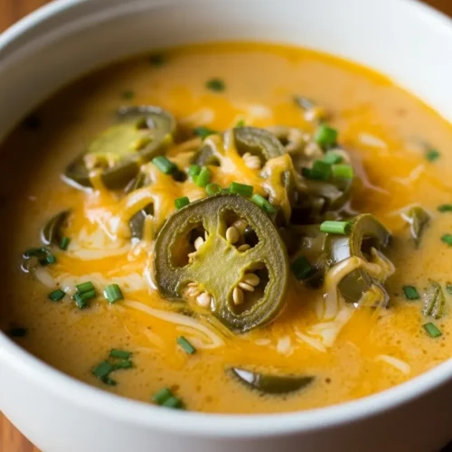 Spicy Jalapeño Popper Soup (No Bacon)