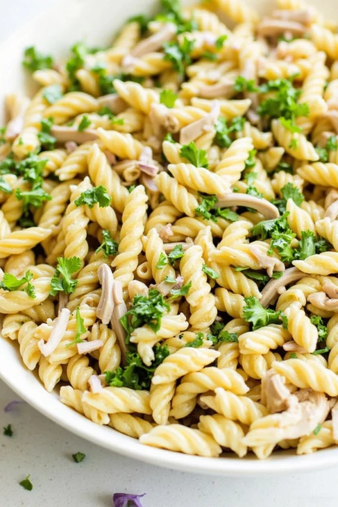Spinach Chicken Pasta Salad
