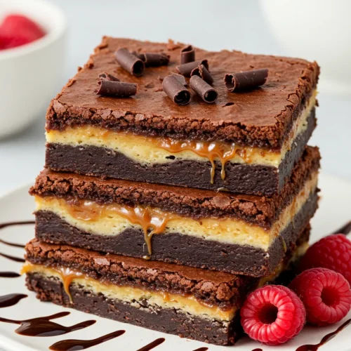 Three Layer Brownies Recipe