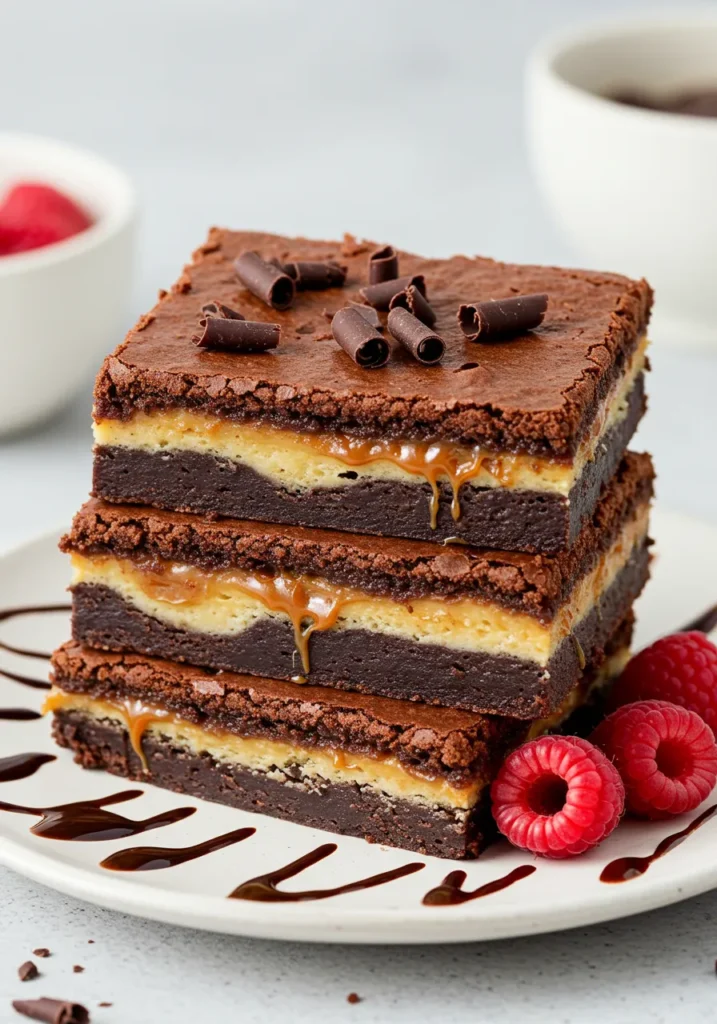 Three Layer Brownies Recipe