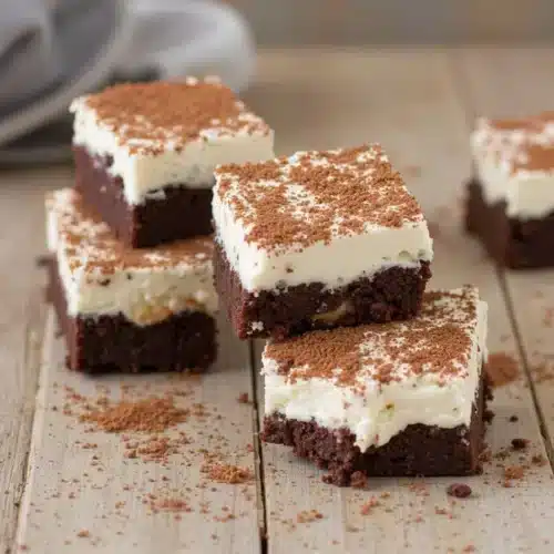 Tiramisu Brownies Mascarpone Coffee