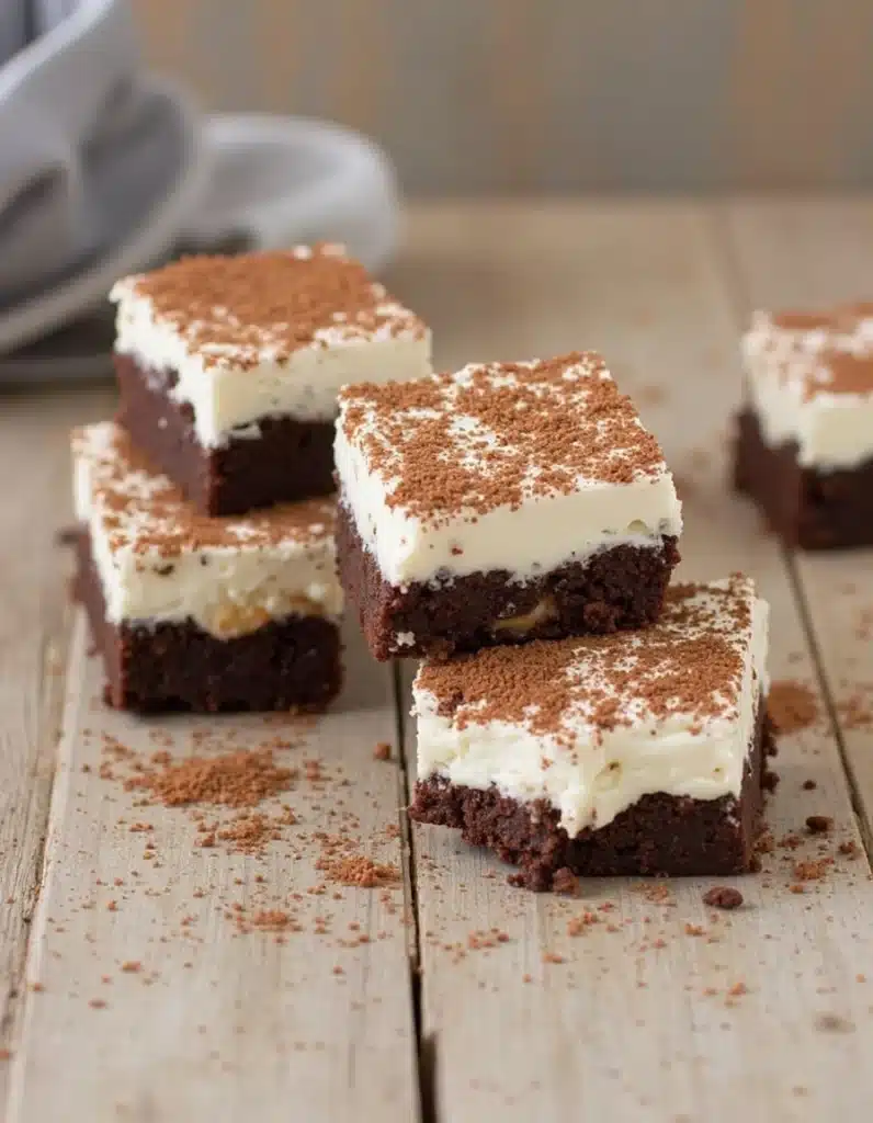 Tiramisu Brownies Mascarpone Coffee