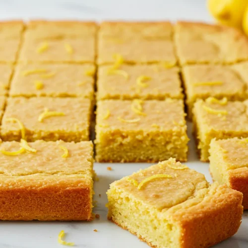 2 Ingredient Lemon Cake Bars Recipe