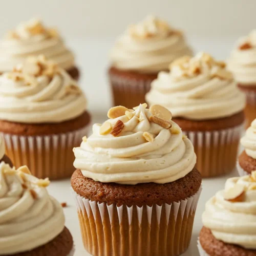 Almond Wedding Cake Cupcakes Recipe