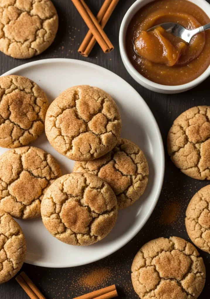 Apple Butter Snickerdoodles Easy, Spiced, and Soft Cookie Recipe