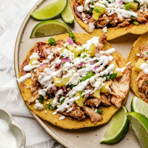 BBQ Chicken Tostadas