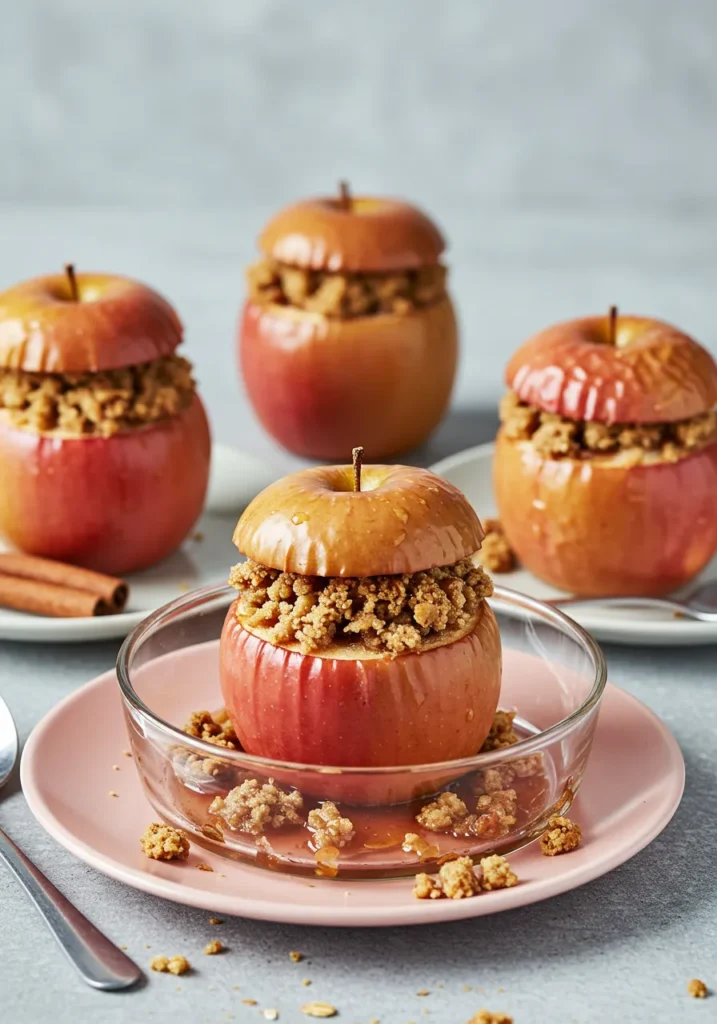 Baked Apples with Cinnamon Oats – The Easiest Fall Dessert