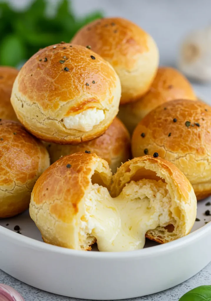 Baked Stuffed Cheese Bombs Recipe