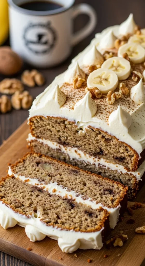 Banana Bread Cake with Cream Cheese Frosting