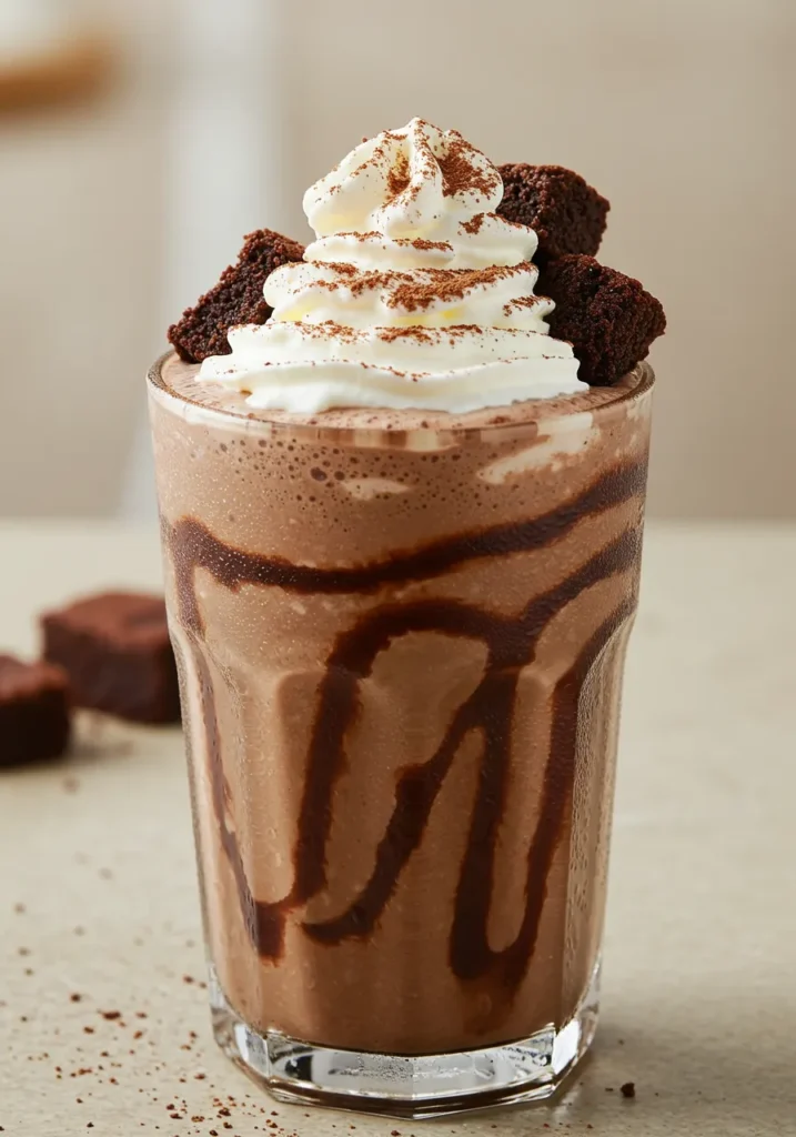 Brownie Milkshake Recipe