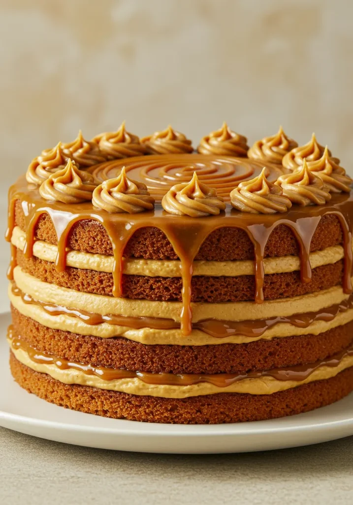 Butterscotch Cake with Caramel Icing Recipe