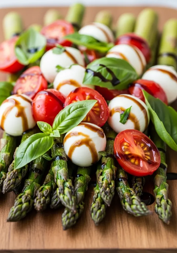 Caprese Roasted Asparagus Recipe E