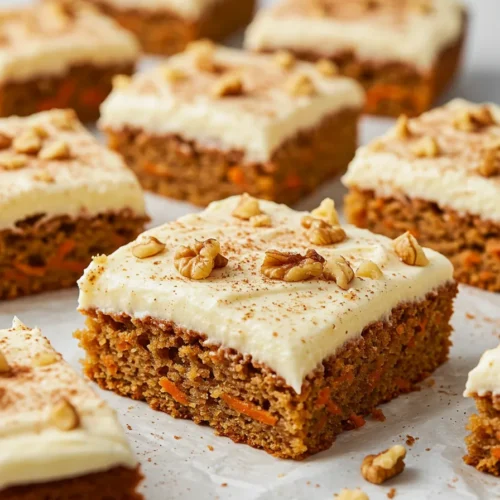 Carrot Cake Bars Recipe