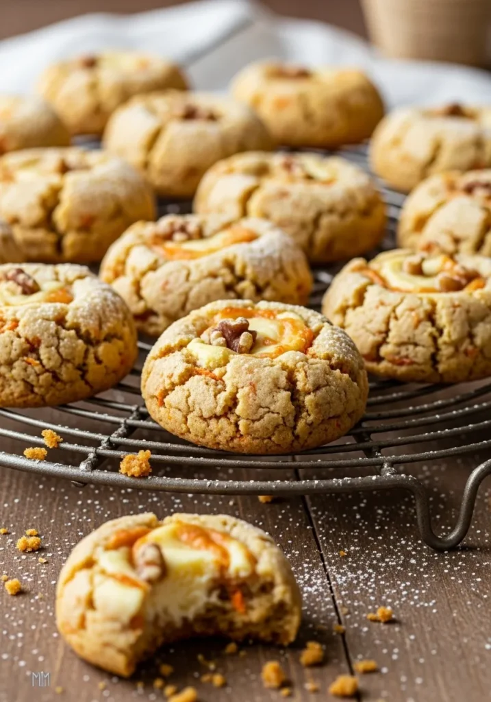 Carrot Cake Cheesecake Cookies