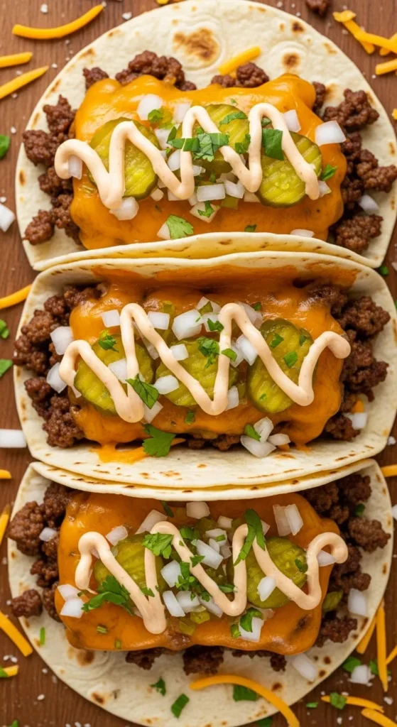 Cheeseburger Tacos