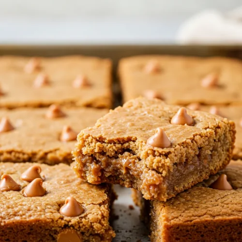 Chewy Butterscotch Blondies Recipe
