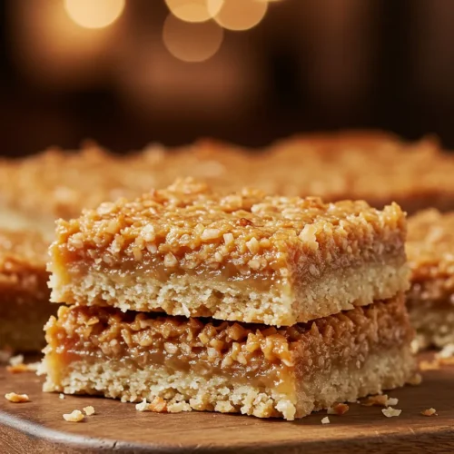 Chewy Coconut Bars Recipe