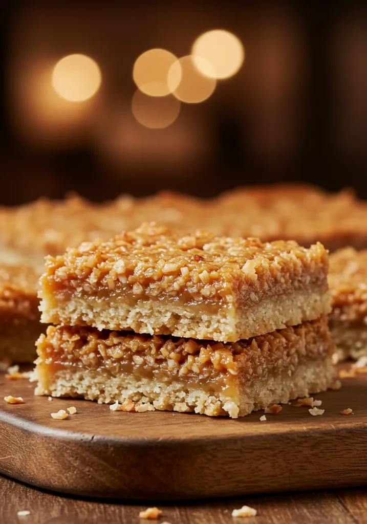 Chewy Coconut Bars Recipe