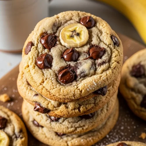 Chocolate Chip Banana Cookies