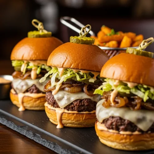 Chopped Cheeseburger Sliders Easy, Juicy Party Recipe