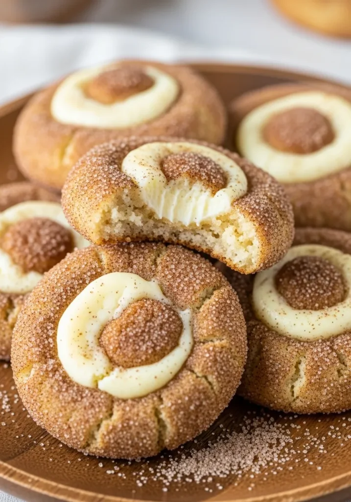 Churro Cheesecake Cookies