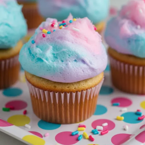 Cotton Candy Cupcakes Recipe