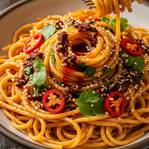 Creamy Chili Oil Pasta