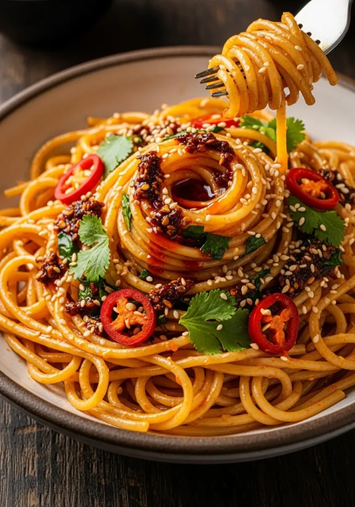 Creamy Chili Oil Pasta