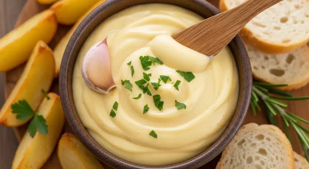 Creamy, Garlicky Aioli Perfect for Dipping and Spreading