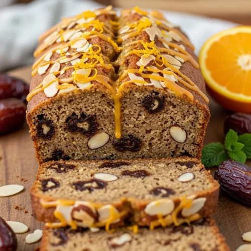 Date and Orange Almond Loaf