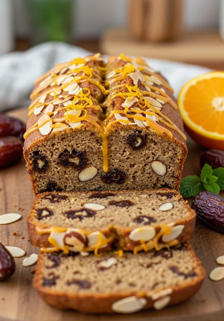 Date and Orange Almond Loaf