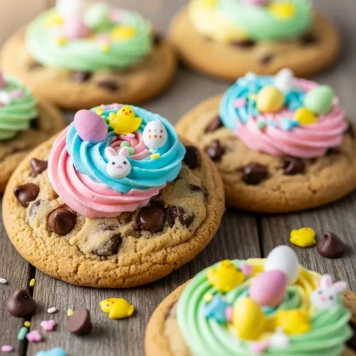 Easter Chocolate Chip Cookies