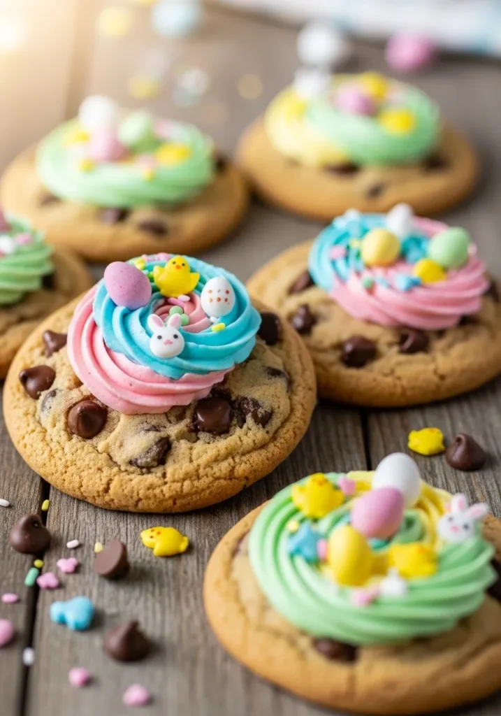 Easter Chocolate Chip Cookies