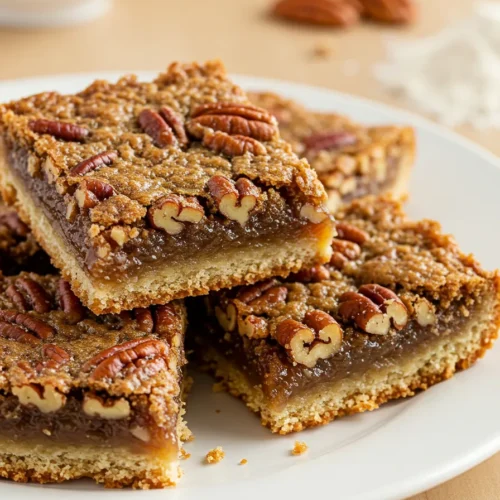 Easy Pecan Pie Bars Recipe