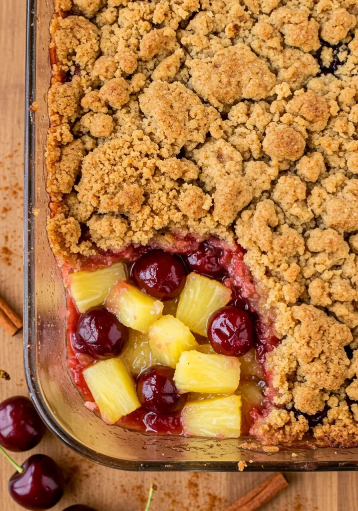 Easy Pineapple Cherry Dump Cake Recipe