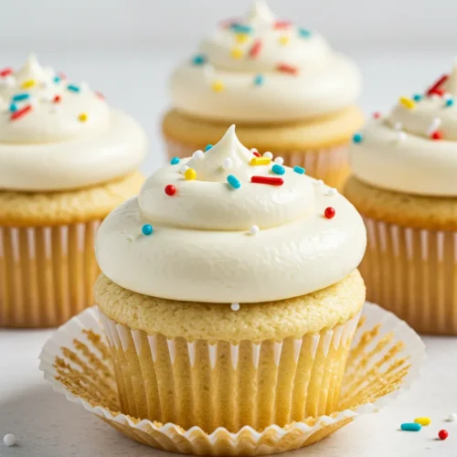 Easy Vanilla Cupcakes Recipe