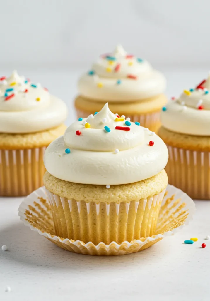 Easy Vanilla Cupcakes Recipe
