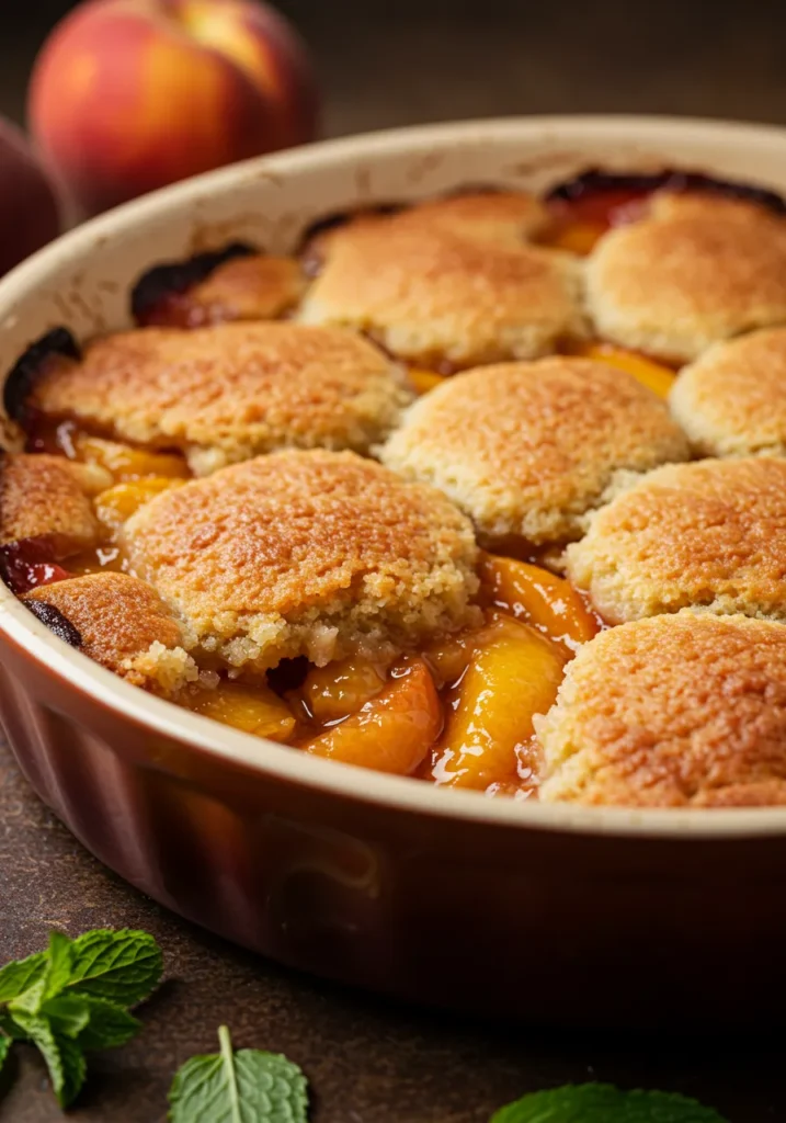 Fresh Peach Cobbler Recipe
