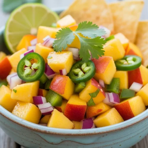 Fresh Peach Salsa