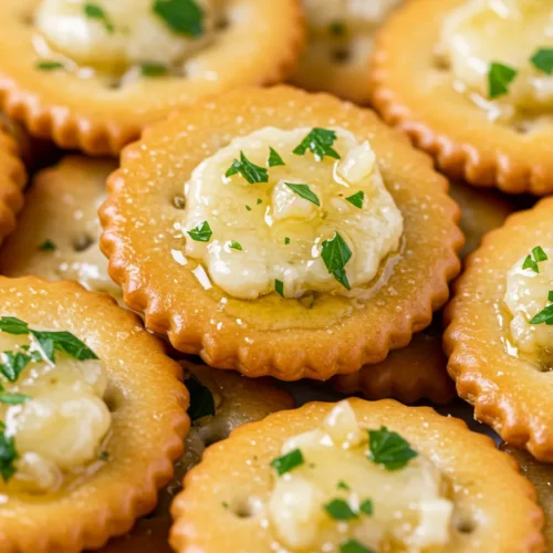 Garlic Bread Ritz Bits Recipe
