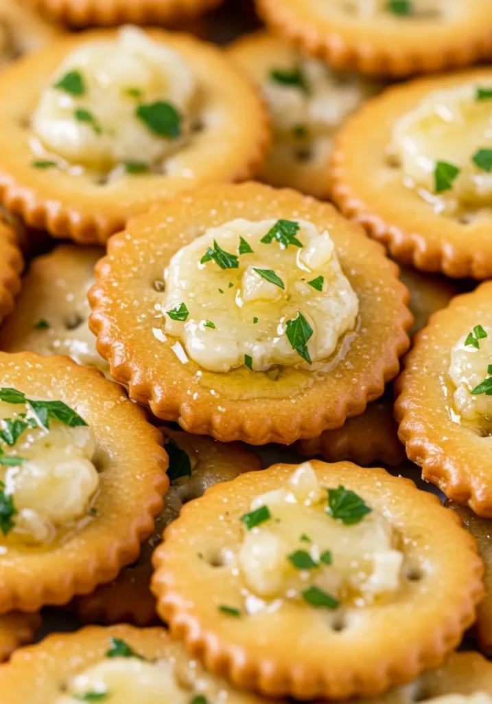 Garlic Bread Ritz Bits Recipe