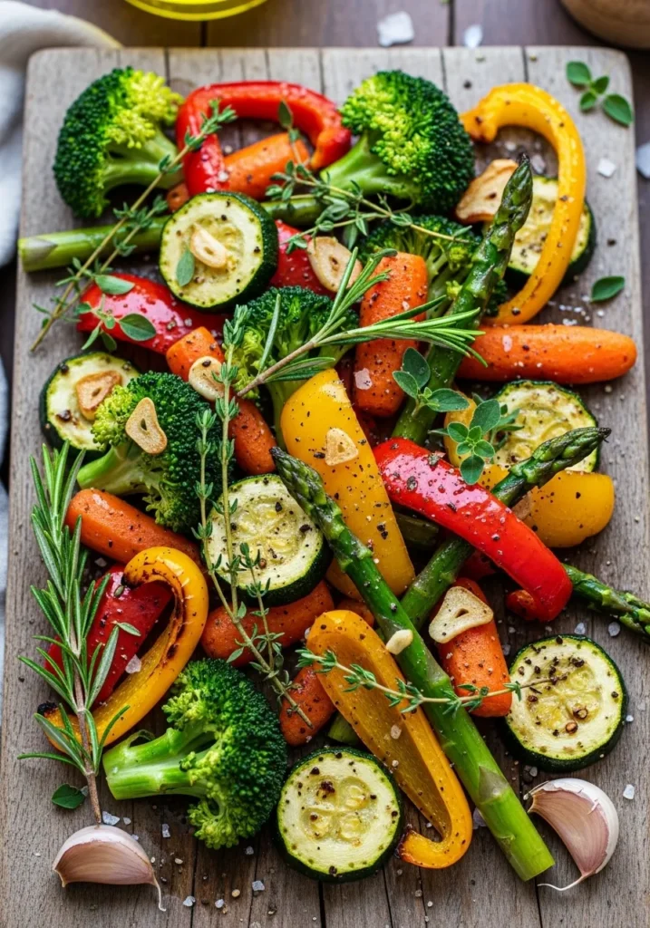 Garlic Herb Roasted Veggies
