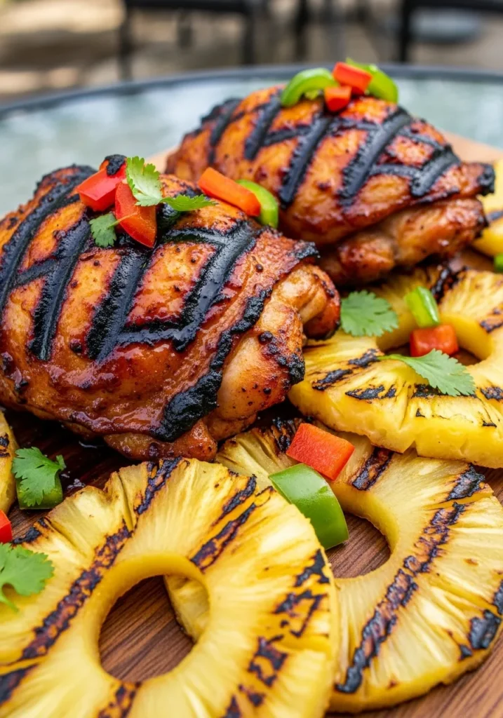  Grilled Aloha Chicken and Pineapple