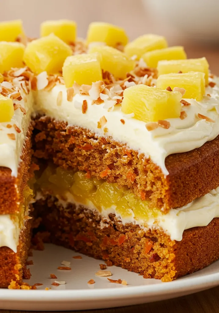 Hawaiian Carrot Pineapple Cake Recipe