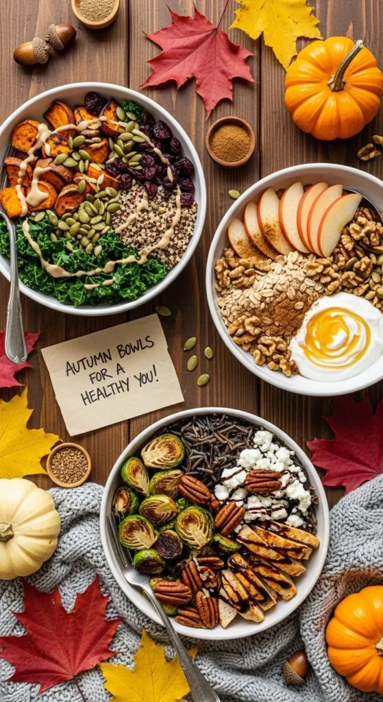 Health-Boosting Autumn Bowls with Warm Grains and Veggies