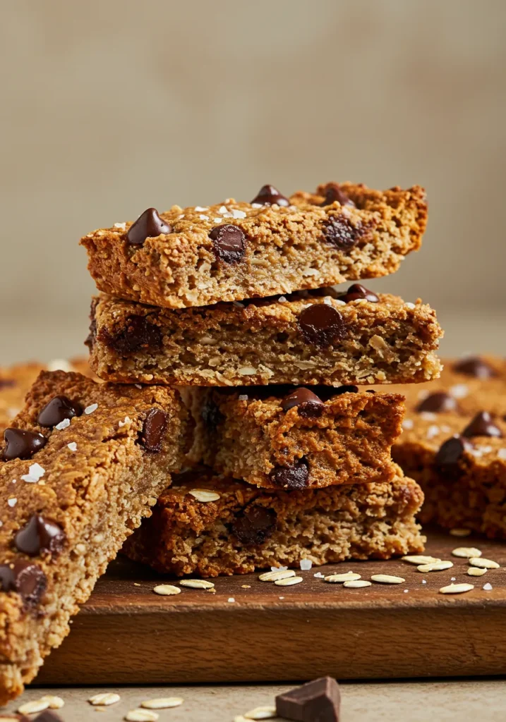 Healthy Chocolate Chip Oat Bars Recipe