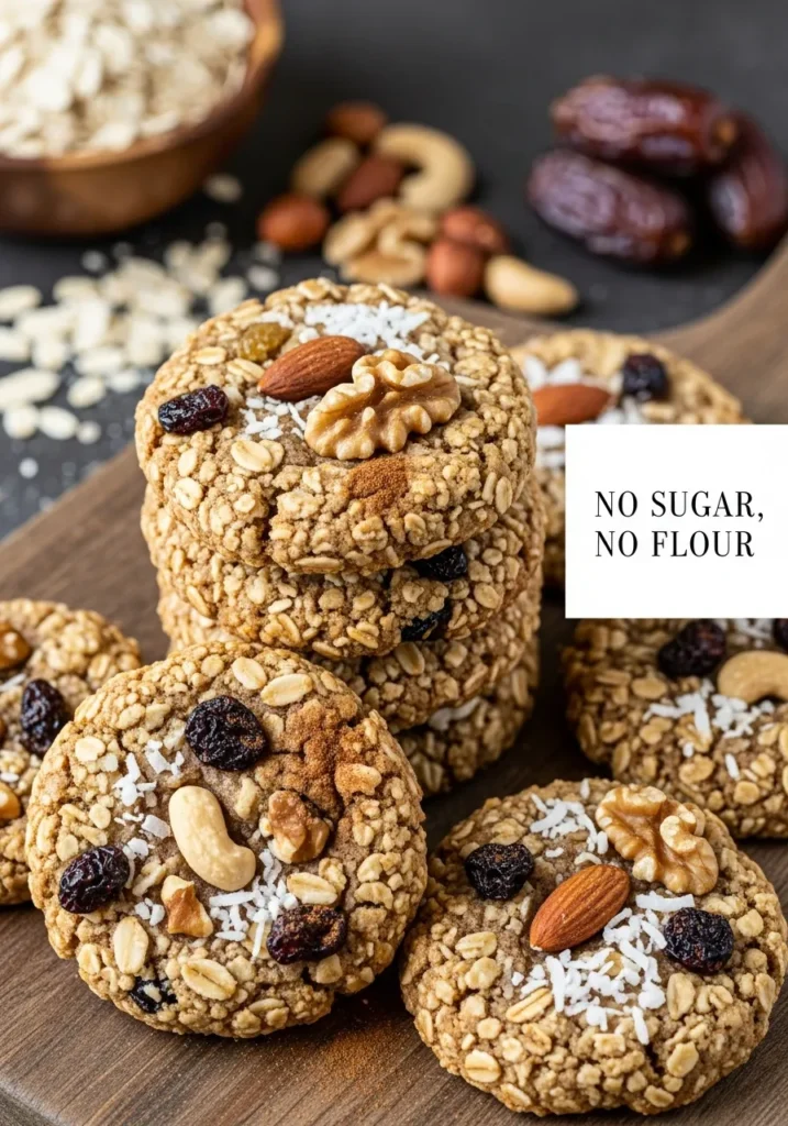 Healthy Cookies – No Sugar, No Flour