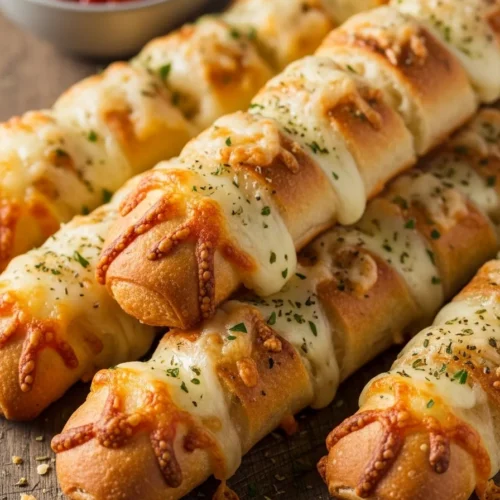Homemade Cheesy Breadsticks