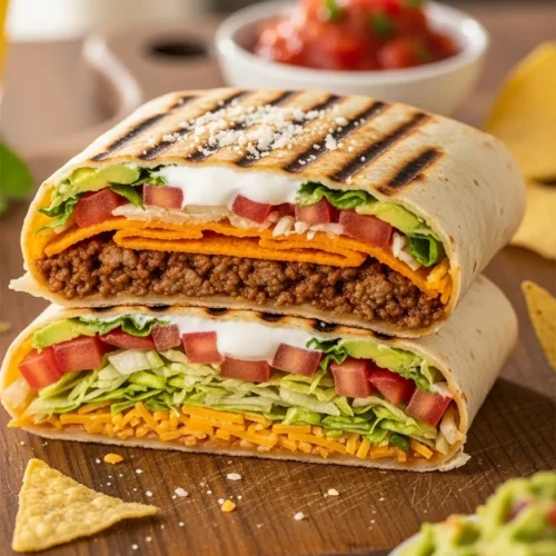 Homemade Crunchwrap Supreme