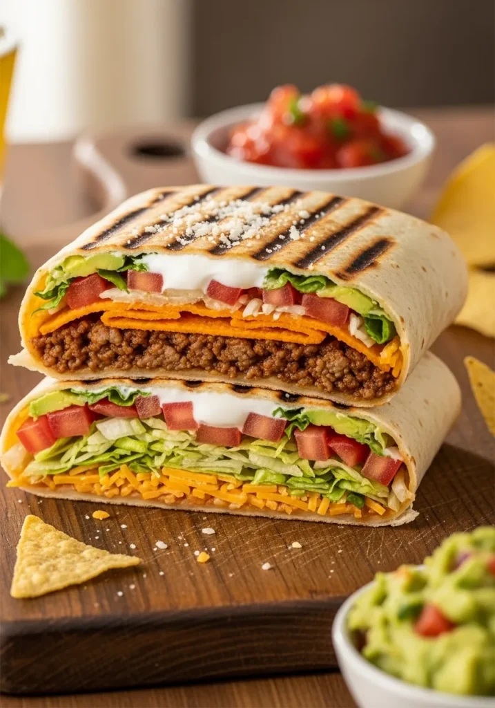 Homemade Crunchwrap Supreme